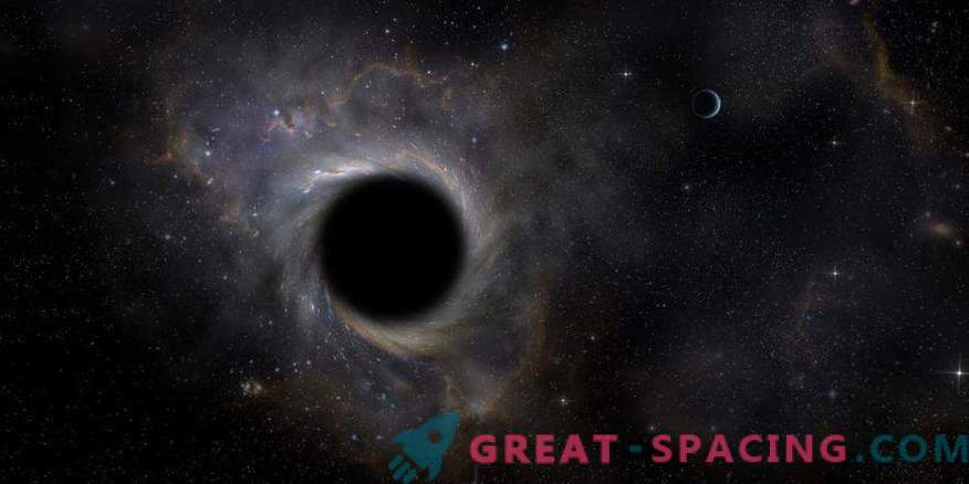 Wetenschappers hebben voor het eerst een zwart gat gevangen tijdens het eten! Het materiaal valt in de afgrond met 30% van de lichtsnelheid