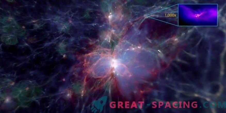 Hoe zijn de eerste superzware zwarte gaten gevormd?