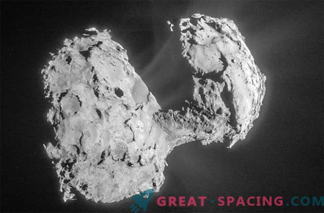 Komeet Churyumov / Gerasimenko kan bestaan ​​uit steentjes
