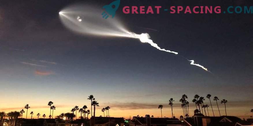 Vreemde lichten en geluiden in Californië duiden op raketretour