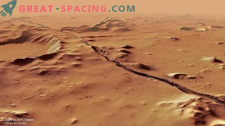 Fresh Martian-tektoniek: diepe fouten op de rode planeet