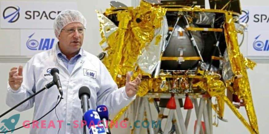 Het Israëlische ruimtevaartuig bereidt zich voor om op de maan te lanceren met een 