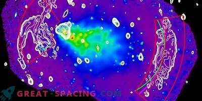 Door de samensmelting van galactische clusters kunnen we de versnelling van elektronen