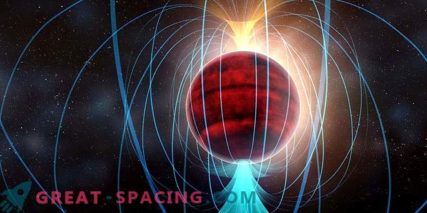 De eerste vroege magnetische ster in het eclipserende binaire