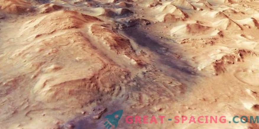 Water, wind en ijs namen deel aan de vorming van het Marsoppervlak