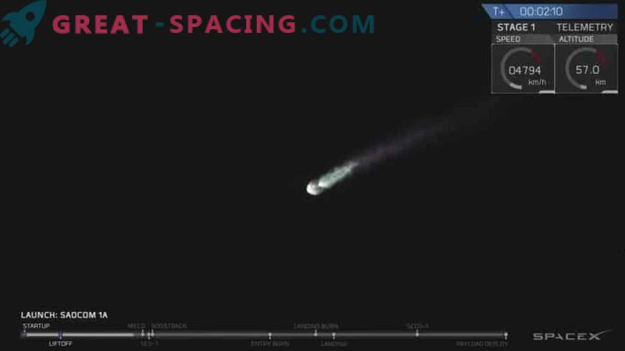 Succesvolle lancering van de satelliet en landing van de SpaceX-raket