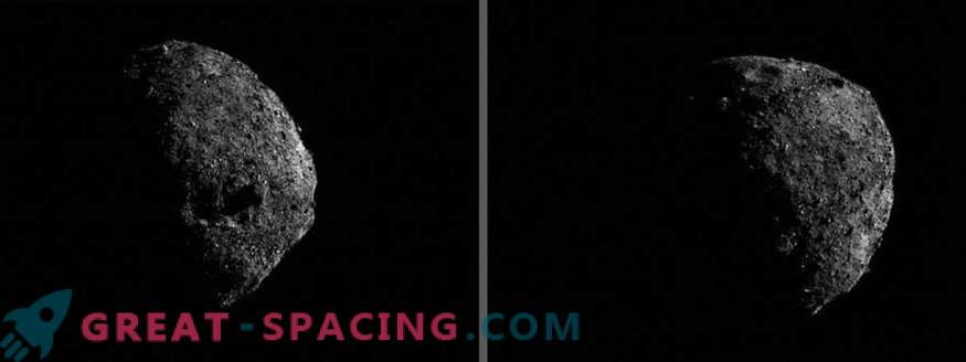 Eerste geschatte foto's van een verre asteroïde Bennu