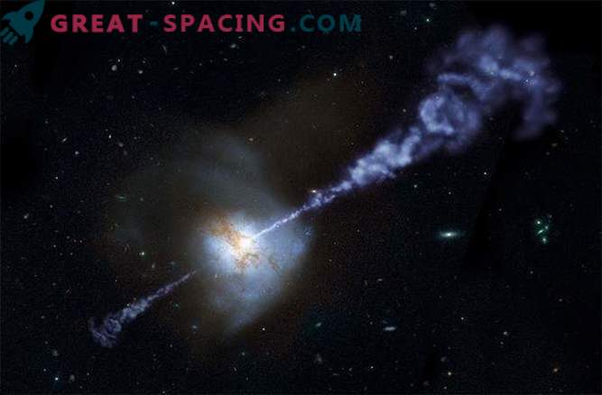 Het geheim van de snelle radio-uitbarsting veroorzaakt door het knipperen van een zwart gat