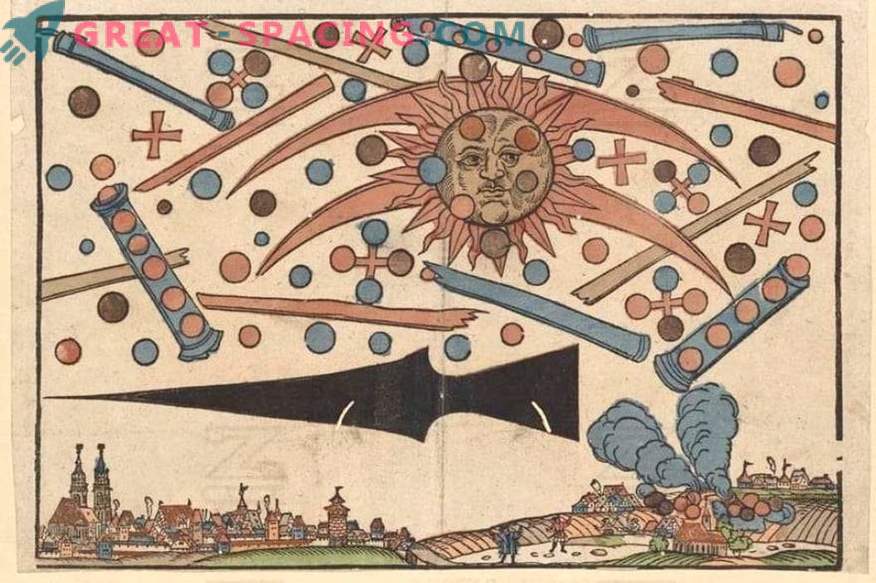 Welke felle lichten werden in 1561 in Neurenberg gezien. Verhalen van getuigen en versies van ufologen