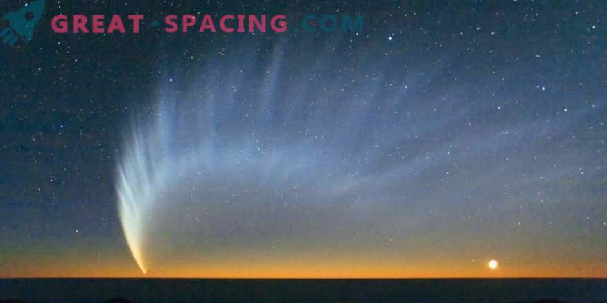 Het verhaal van de komst van een ongewone komeet Shezo met zes staarten