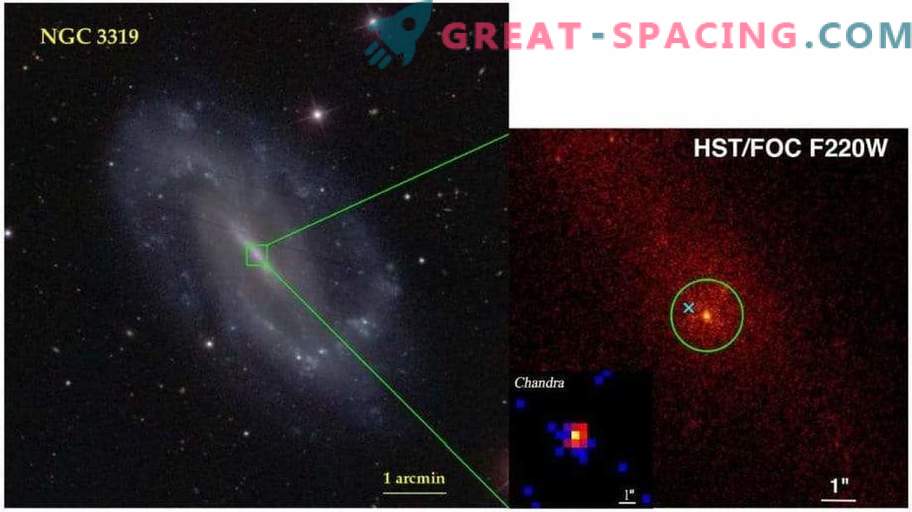 Is er een zeldzaam zwart gat in de melkweg NGC 3319?