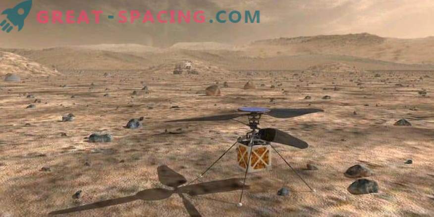 NASA is van plan een minihelikopter naar Mars te sturen