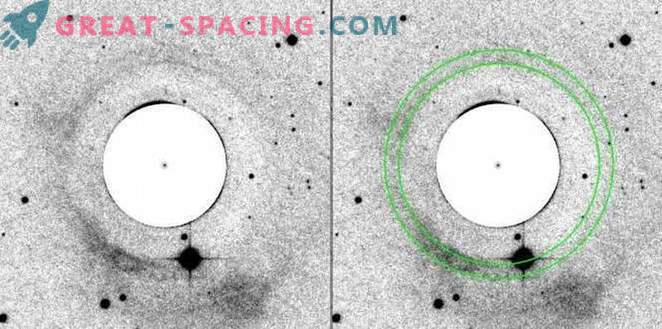 Geïoniseerde waterstof van planetaire nevel IC 5148