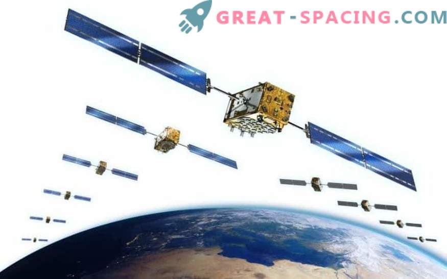 Een paar satellieten voor Galileo arriveert in de jungle