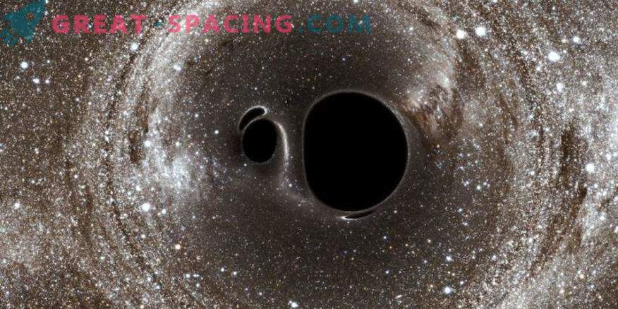 Wetenschappers proberen het mysterie van het samengaan van zwarte gaten