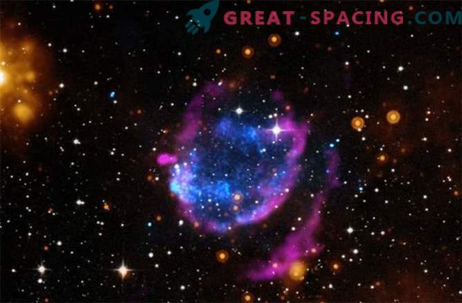 Supernova-restanten met krachtige warmtestraling