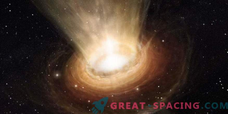 Absorptie van een ster door een massief zwart gat