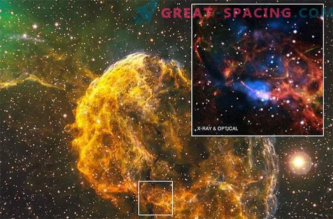 Mysterieuze pulsar en nevel worden geboren uit één supernova