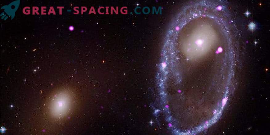Het sterrenstelsel vertoont een ongebruikelijke ring in röntgenfoto's
