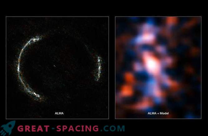 Enorme stervormende regio's gevonden in een oud sterrenstelsel.