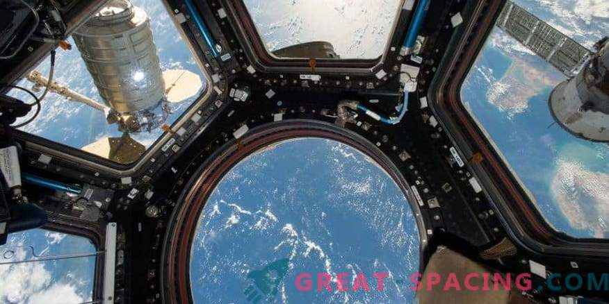 Fantastisk utsikt över jorden från rymden