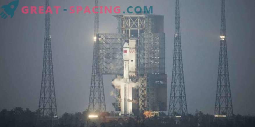 China levert de eerste lading aan het ruimtelaboratorium