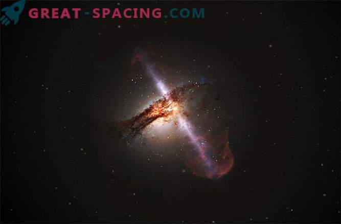 Een enorm zwart gat gevonden in een klein sterrenstelsel