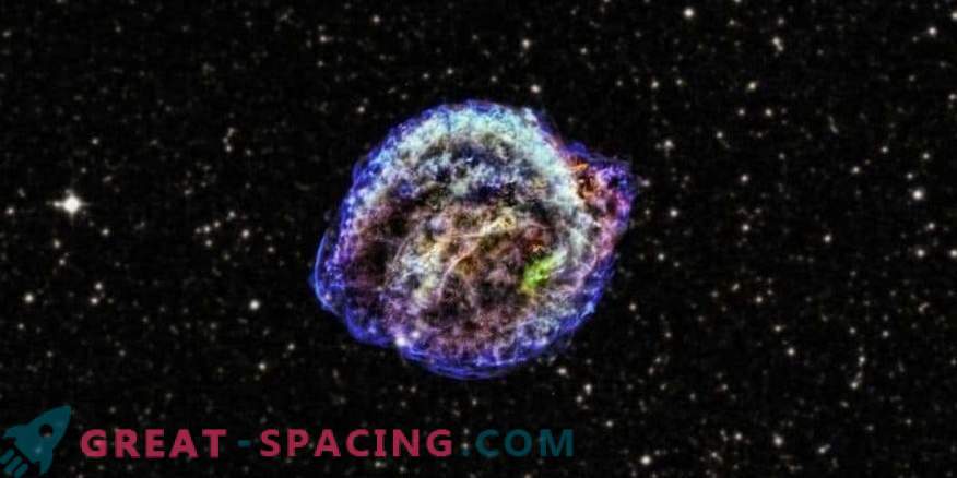 Kepler's supernova-explosie liet geen getuigen
