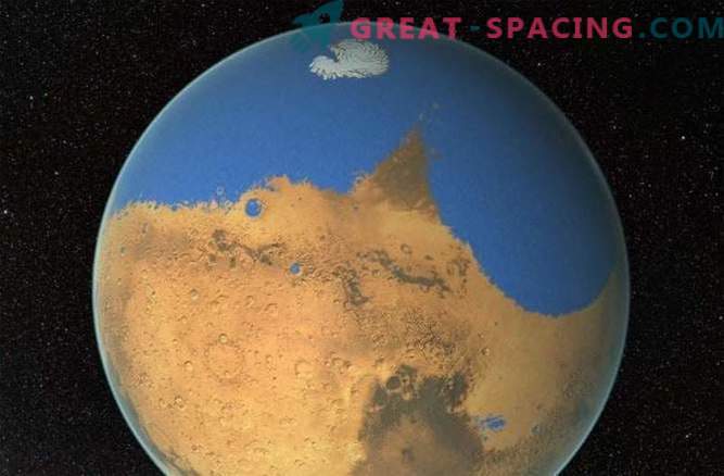 Um enorme tsunami mudou a paisagem em Marte