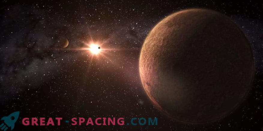 Nieuw systeem met drie terrestrische planeten