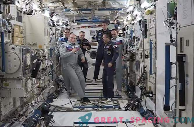 De Japanse astronaut nam het commando op het ISS