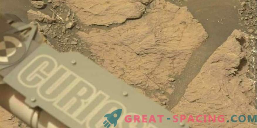 Curiosity Rover hersteld van een recente crash