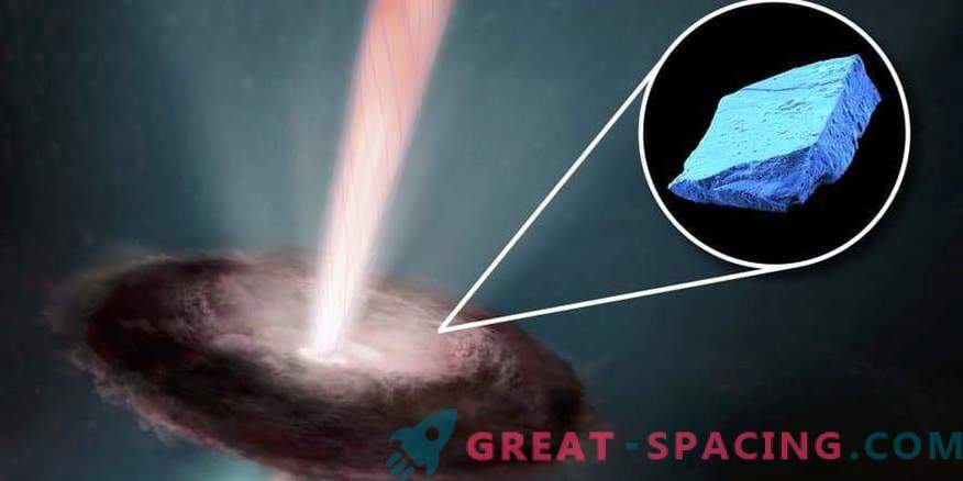 Blauwe kristallen in meteorieten onthullen het zonsverleden