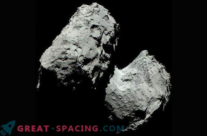 Echte kleur van komeet 67P / Churyumov-Gerasimenko