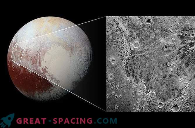 Wat klopt er een stuk ijs uit Pluto?