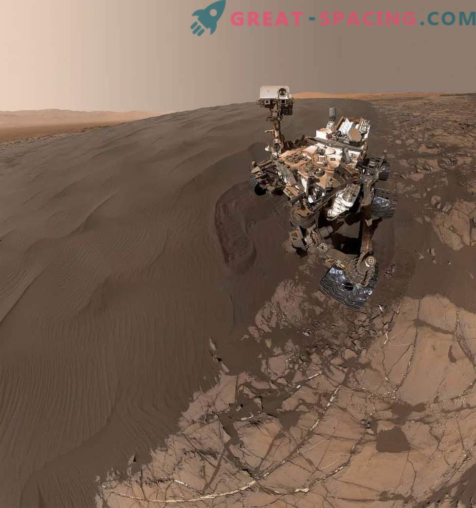 Ongelofelijke beelden van Mars 2016 van Curiosity