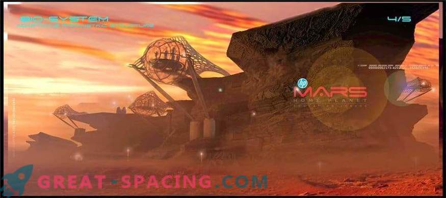 Fantastische projecten tonen de toekomst van de kolonisatie van Mars