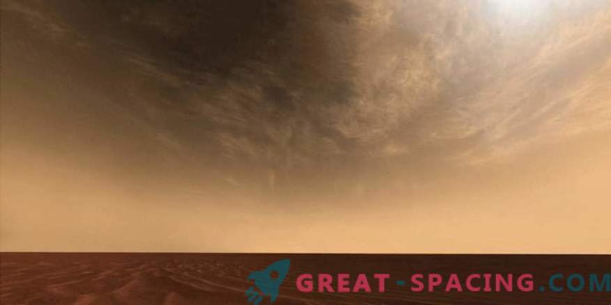 Mars-Express verkennen wolken op grote hoogte
