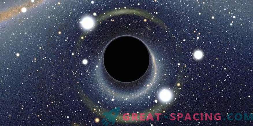 Astronomen verbonden de eerste foto van een zwart gat