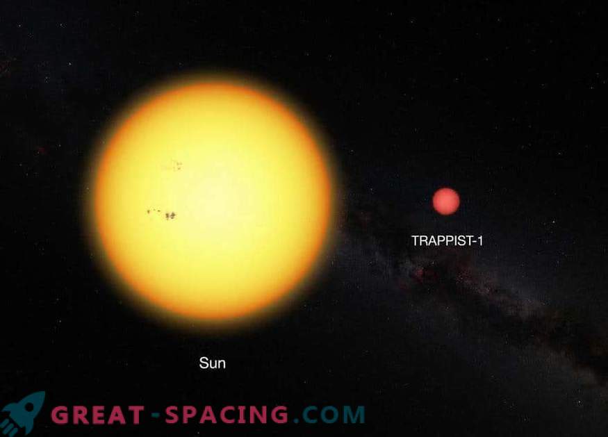 Planeten TRAPPIST-1 kan water