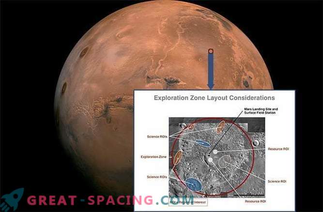 NASA bepaalt waar de eerste astronauten op Mars zullen landen