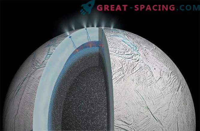 Enceladus heeft potentieel voor de vorming van hydrothermale activiteit voor het leven