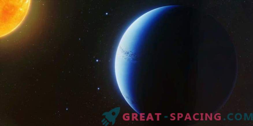 Een exoplaneet gevonden met een wolkenloze atmosfeer