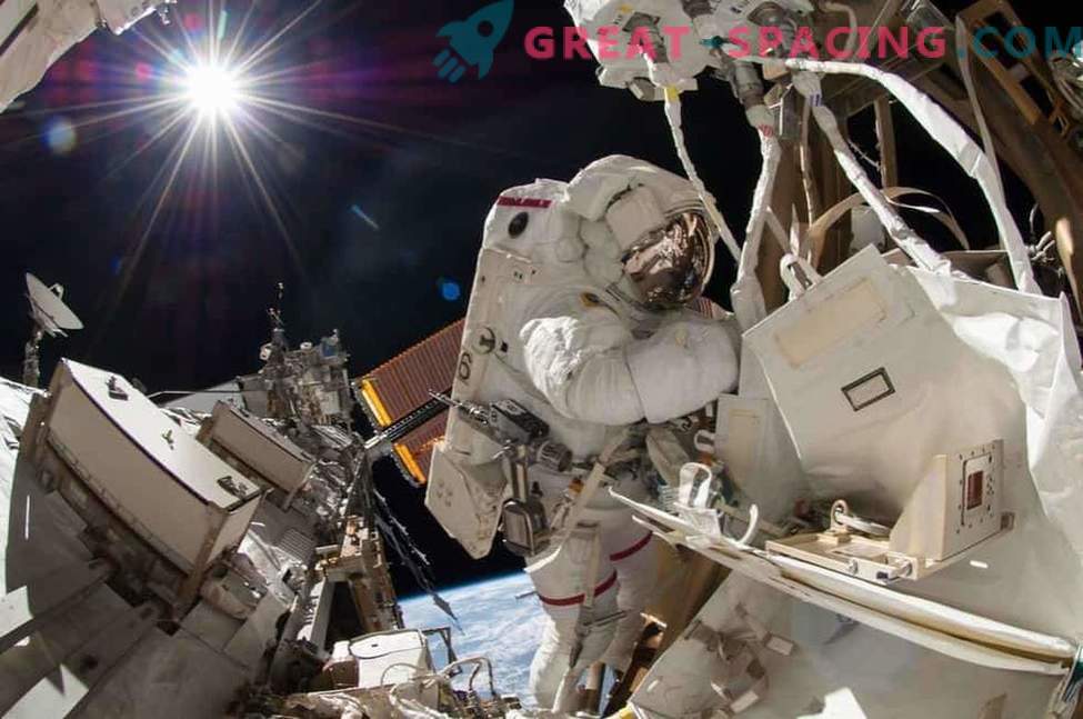 Fascinating spacewalk on the space station: photo