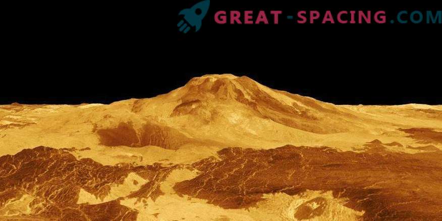 Een actieve vulkaan werd gevonden op Venus