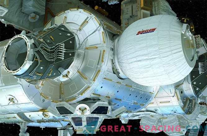 Het ruimtestation is klaar voor het testen van een opblaasbaar huis