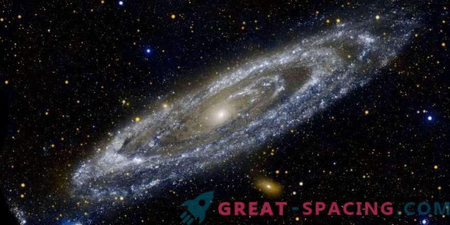 De Andromeda Galaxy formeerde zich in de 'recente' stercatastrofe