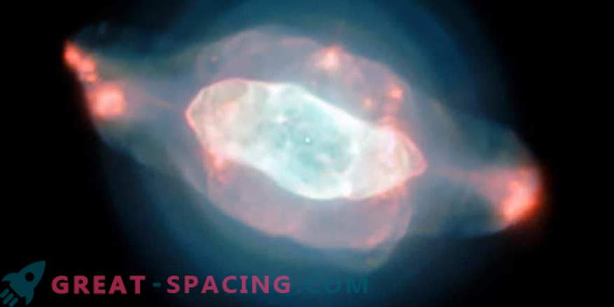 Vreemde structuren van de Saturn Nebula