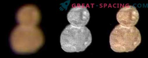Het ijsobject achter Pluto lijkt op een roodachtige sneeuwpop