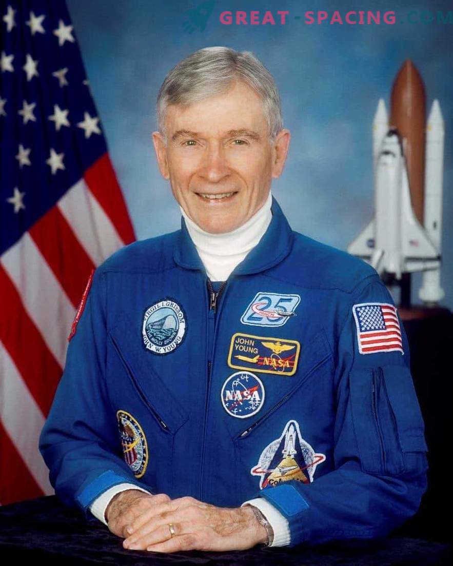 De legendarische astronaut John Young stierf